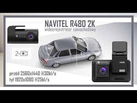 NAVITEL R480 2K — dwie kamery i jeden zapis podróży
