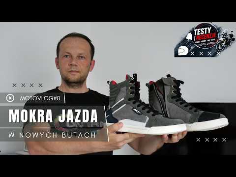 Nowe buty motocyklowe i jazda w deszczu — Junak RX2 Cyclone, MotoVlog #9