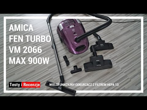 Amica Fen Turbo VM 2066 — klasyczny odkurzacz z turboszczotką