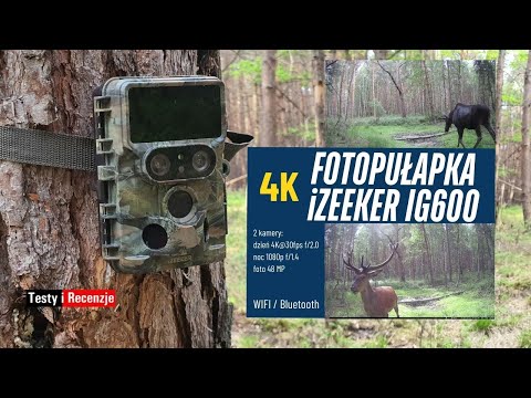 iZEEKER iG600 — fotopułapka 4K z dwoma obiektywami i lokalnym Wi-Fi