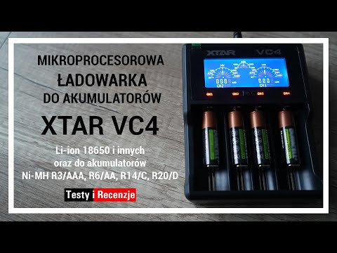 XTAR VC4 — jedna ładowarka do różnych akumulatorów