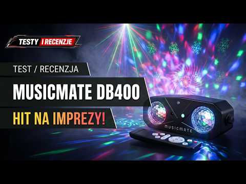 MUSICMATE MM-DB400 BeamXtreme — test multiefektu na domową imprezę