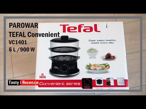 Tefal Convenient VC140131 — prosty parowar do codziennego obiadu